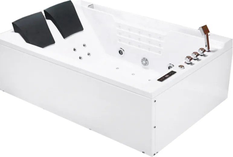 Terra Hydromasážna vírivá vaňa Fenix 606BH 180x120 s ohrevom vody, ľavá