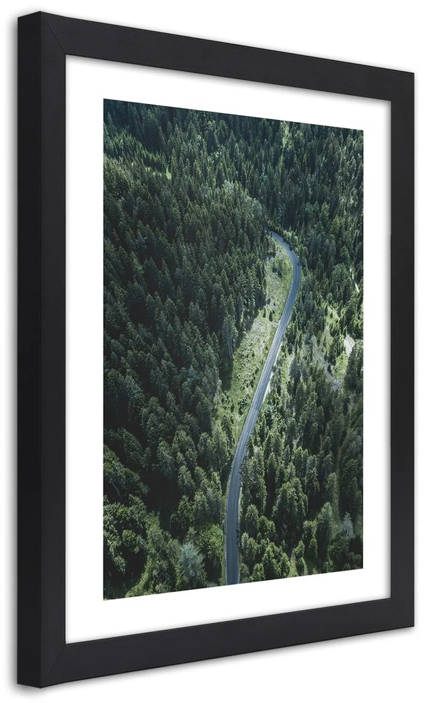 Gario Plagát Cesta v lese Farba rámu: Bez rámu, Rozmery: 70 x 100 cm