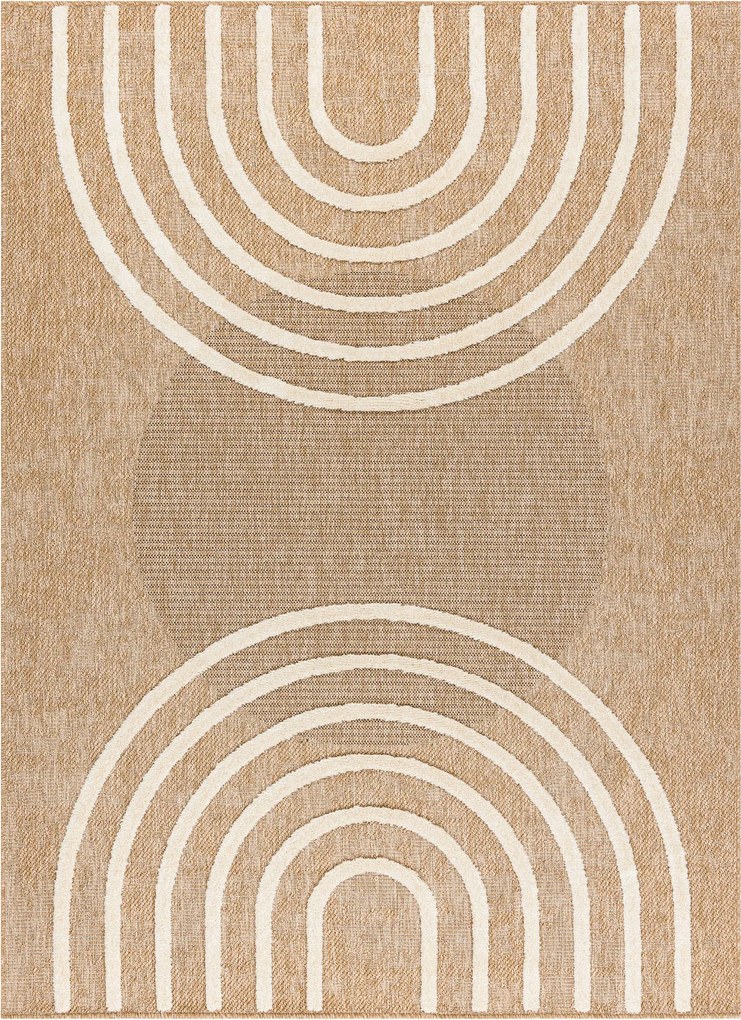 Dywany Łuszczów, Kusový koberec Spark 0688A beige/cream, 180x270, béžová, chodba / predsieň