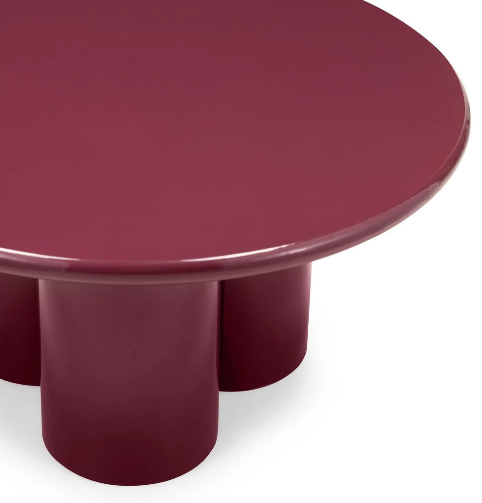Konferenční stolek Everett 80 cm vínový