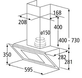 PKM Odsávač pár S22-60Bwpyl (100372183)
