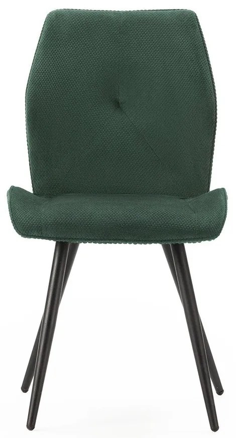 Zelené menčestrové jedálenské stoličky v súprave 2 ks Adaya – Marckeric