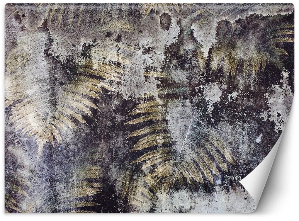 Gario Fototapeta Zlaté listy papradia Materiál: Vliesová, Rozmery: 400 x 280 cm