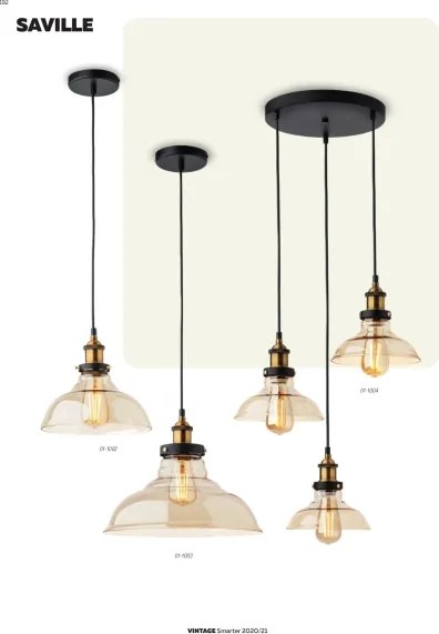 Redo 01-1003 - Luster na lanku SAVILLE 1xE27/42W/230V