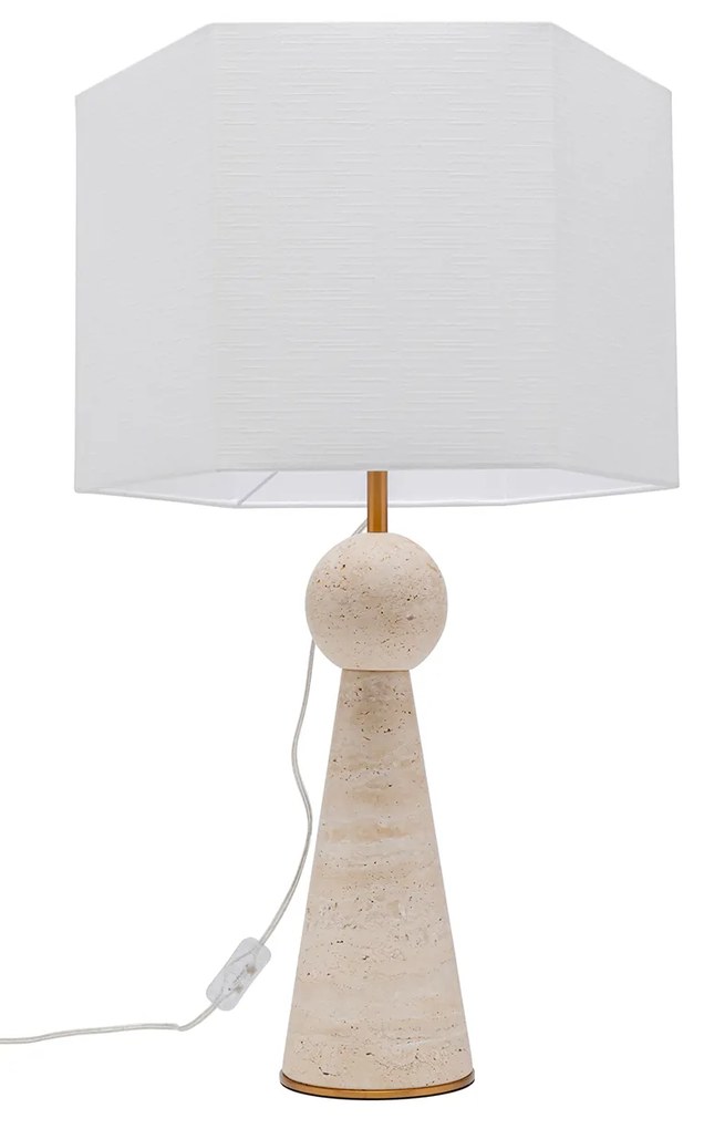 Molto stolová lampa biela 75 cm