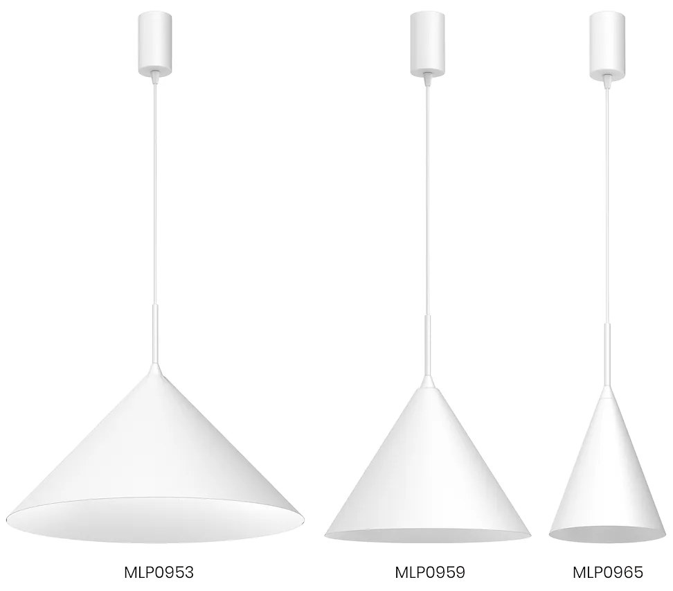 Závesné svietidlo Capital, 1x biele kovové tienidlo, (fi 17cm), w