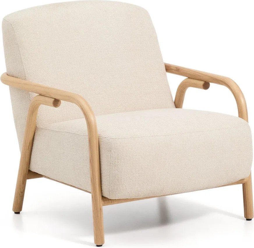 Béžové ženilkové kreslo Sylo – Kave Home