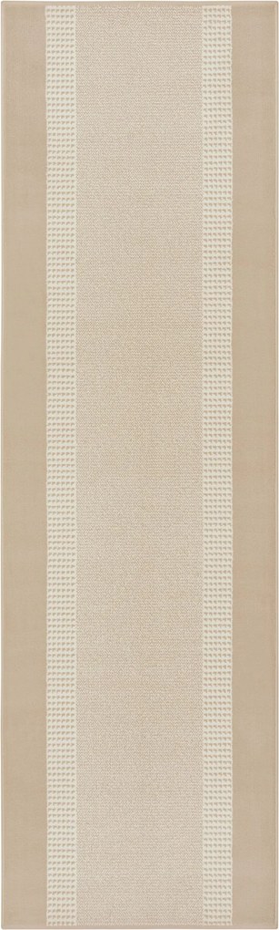 Hanse Home, AKCIA: 80x500 cm Behúň Basic 105490 Ivory, béžová, chodba / predsieň