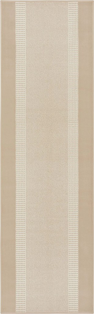 AKCIA: 80x500 cm Behúň Basic 105490 Ivory, béžová, chodba / predsieň, Hanse Home