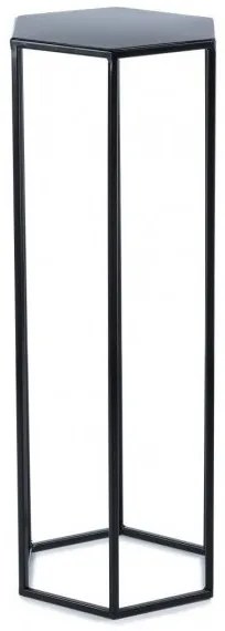 Stojan na kvety 70x24 cm čierna