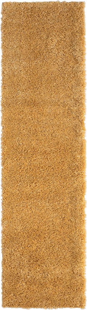 My Flair, Behúň My Shaggy goldgelb, 80x250, žltá, chodba / predsieň
