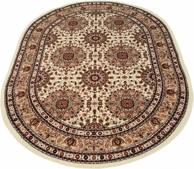 DC Koberec Orient ovál 005 krémová Rozmer: 60×100 cm