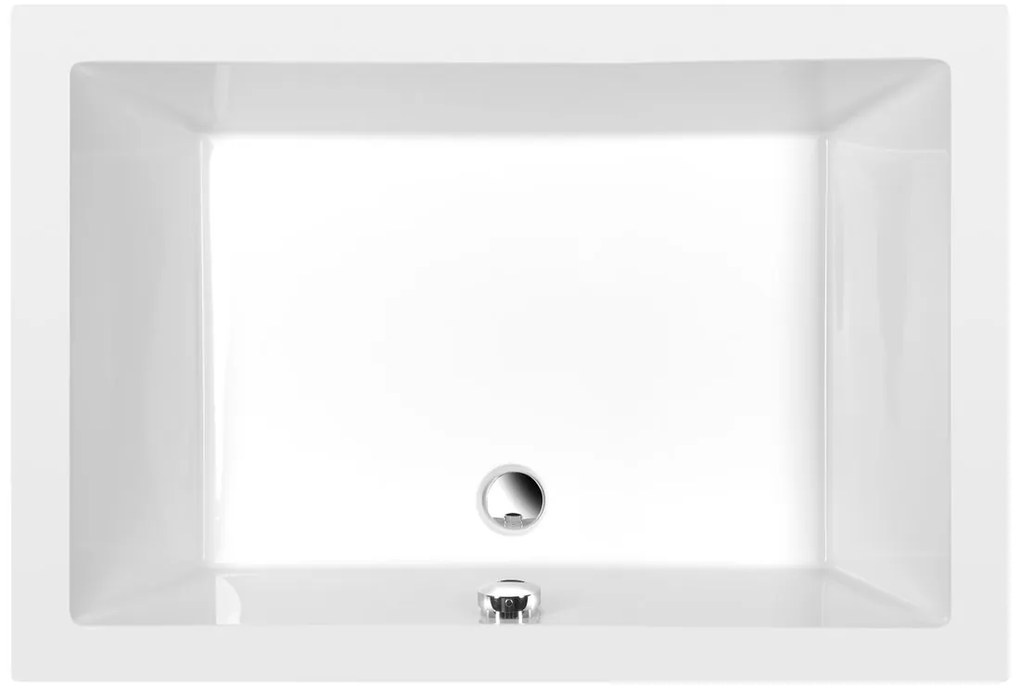 Polysan, DEEP hlboká sprchová vanička obdĺžnik 110x75x26cm, biela, 72883