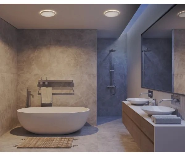 Nordlux - LED stmievateľné kúpeľňové stropné svietidlo OJA 14,5W/230V 3000/4000K IP54 pr. 30 cm