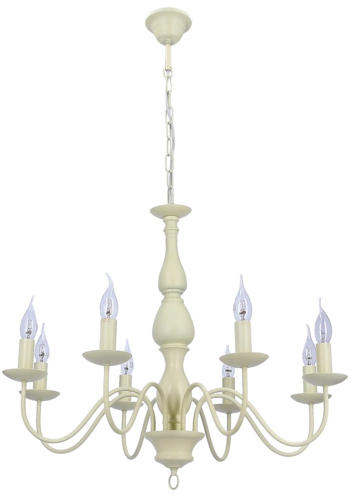 Candellux BELLAGIO Luster 8X40W E14 Creamy 38-96510