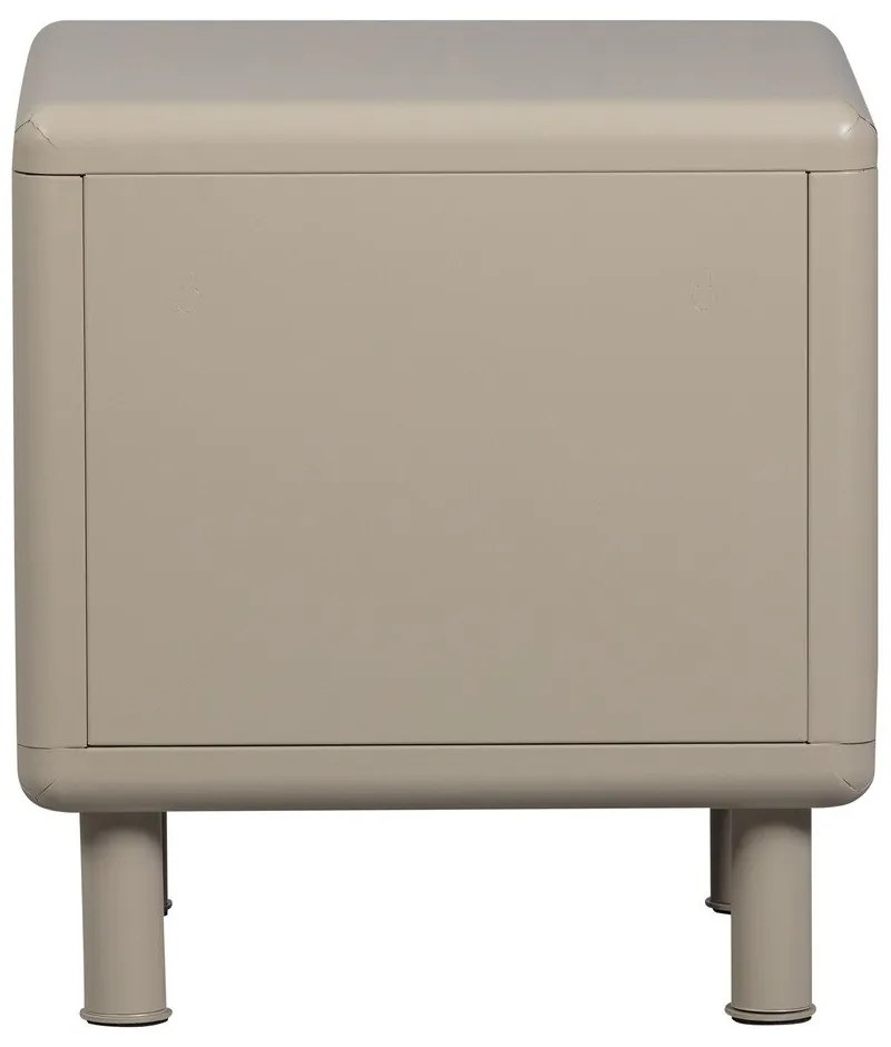 Béžový kovový nočný stolík Rune – WOOOD