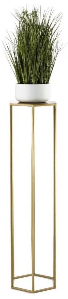 Stojan na kvety 100x24 cm zlatá