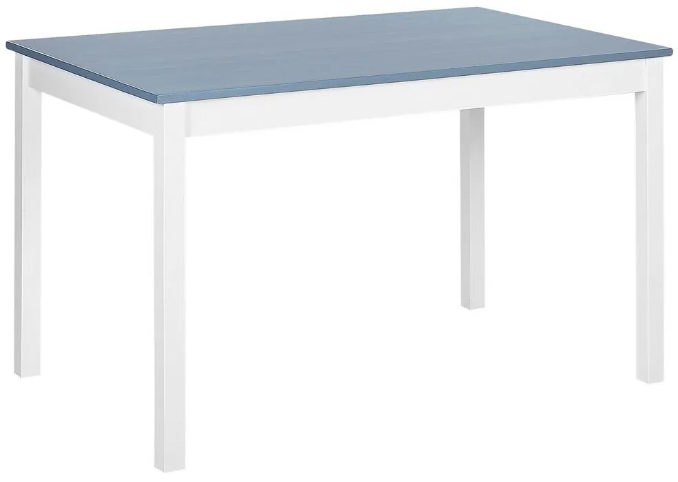 Jedálenská súprava stola a 4 stoličiek sivá/biela MOANA Beliani