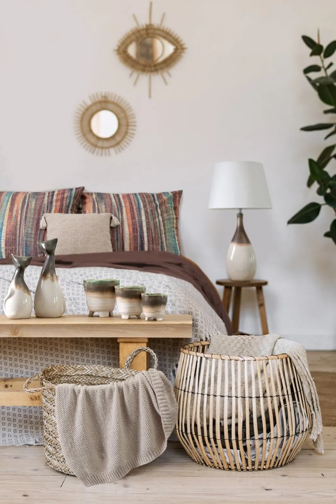 KERAMICKÝ KVETINÁČ (FI) 13X13 CM VIACFAREBNÝ