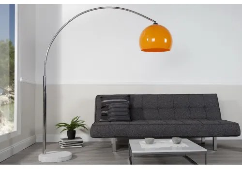 Stojaca lampa 20747 Oblúková Oranžová-Komfort-nábytok