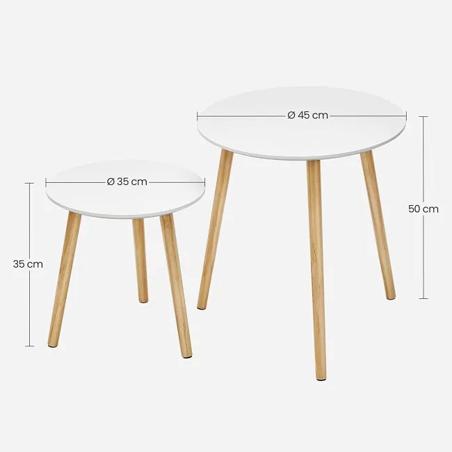Set kávových stolíkov LET07WN