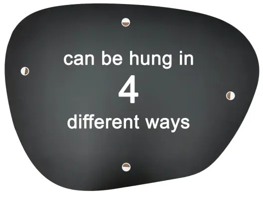 Nástenné zrkadlo AMORPHOUS 70x90 cm