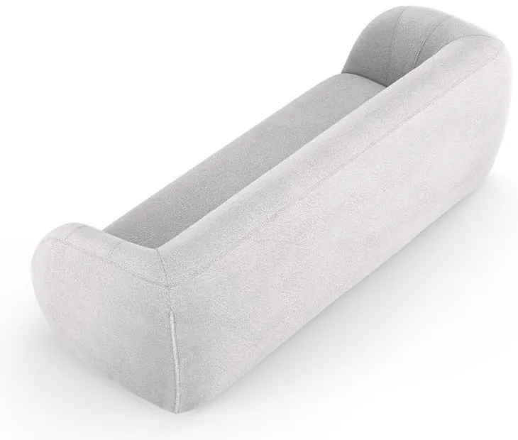Svetlosivá pohovka z textílie buklé 230 cm Essen – Cosmopolitan Design