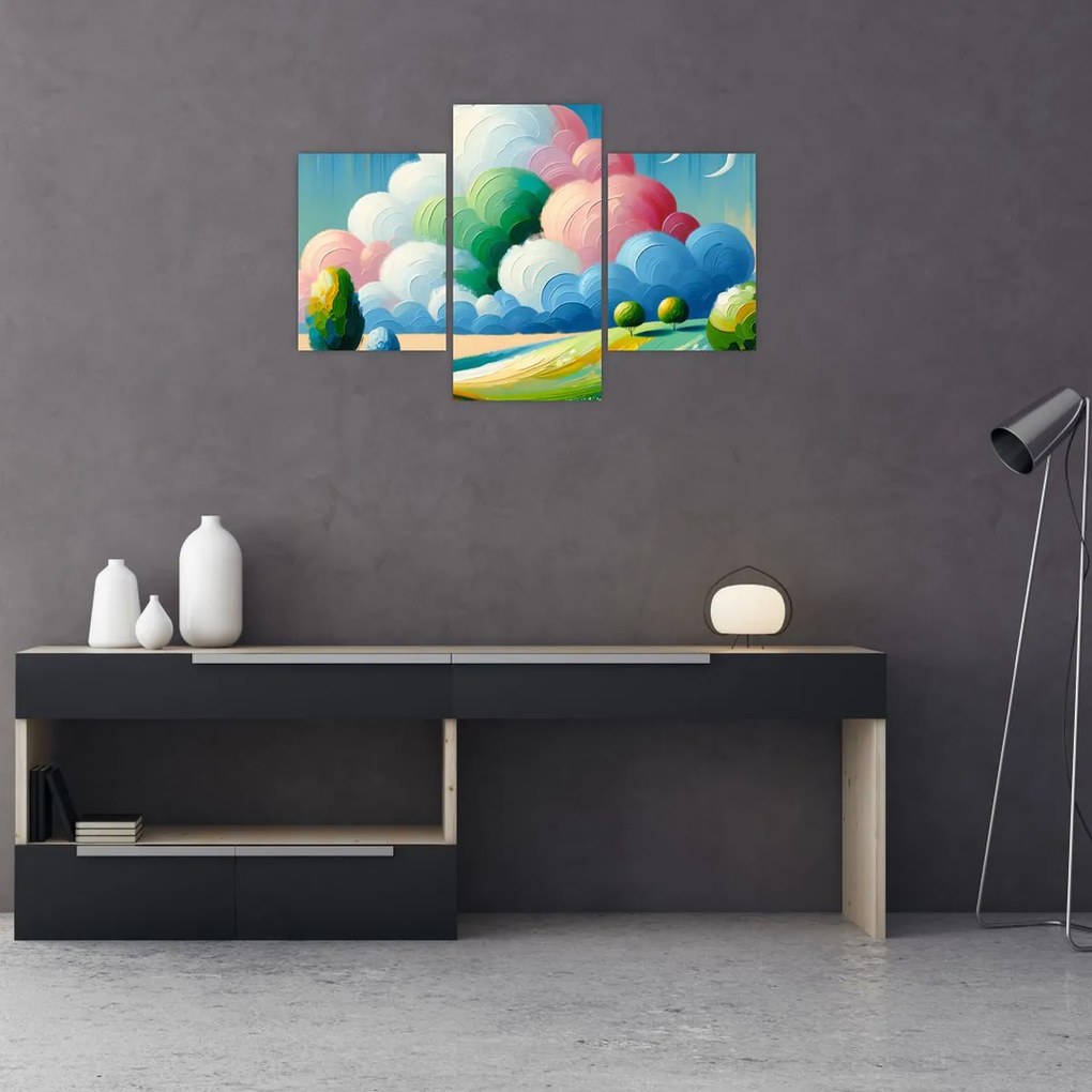 Obraz - Krajinka s mrakom (90x60 cm)