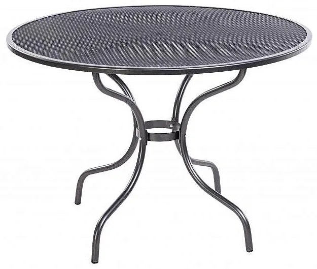 DEOKORK Kovový stôl bez otvoru pre slnečník ø105 cm