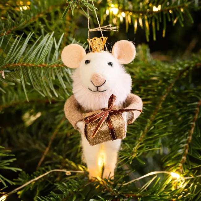 Závesná vianočná dekorácia PETTIES myška 709784