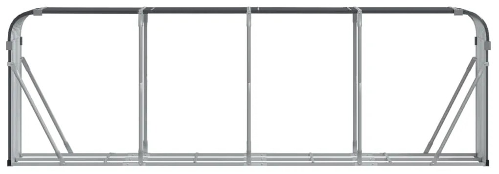 Držiak na polená antracitový 300x45x100 cm pozinkovaná oceľ