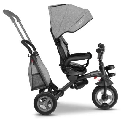 Lionelo - Detská trojkolka TRIS sivá