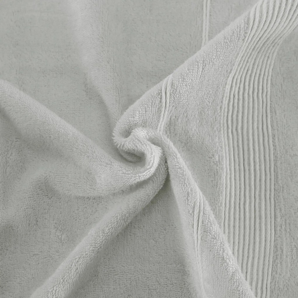 BAMBUSOVÝ UTERÁK MORENO 70X140 CM SIVÁ