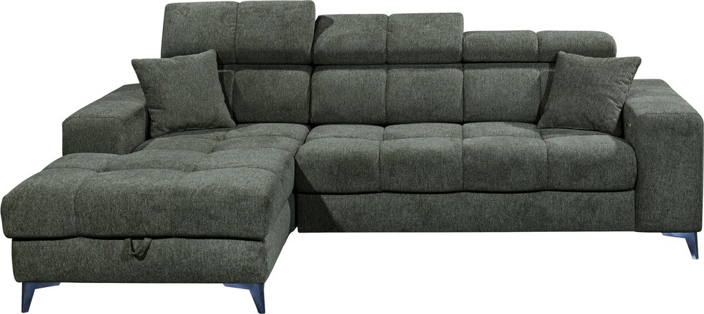 XXXLutz ROHOVÁ SEDAČKA, textil, tmavozelená MID.YOU - Sedačky - 002220047408
