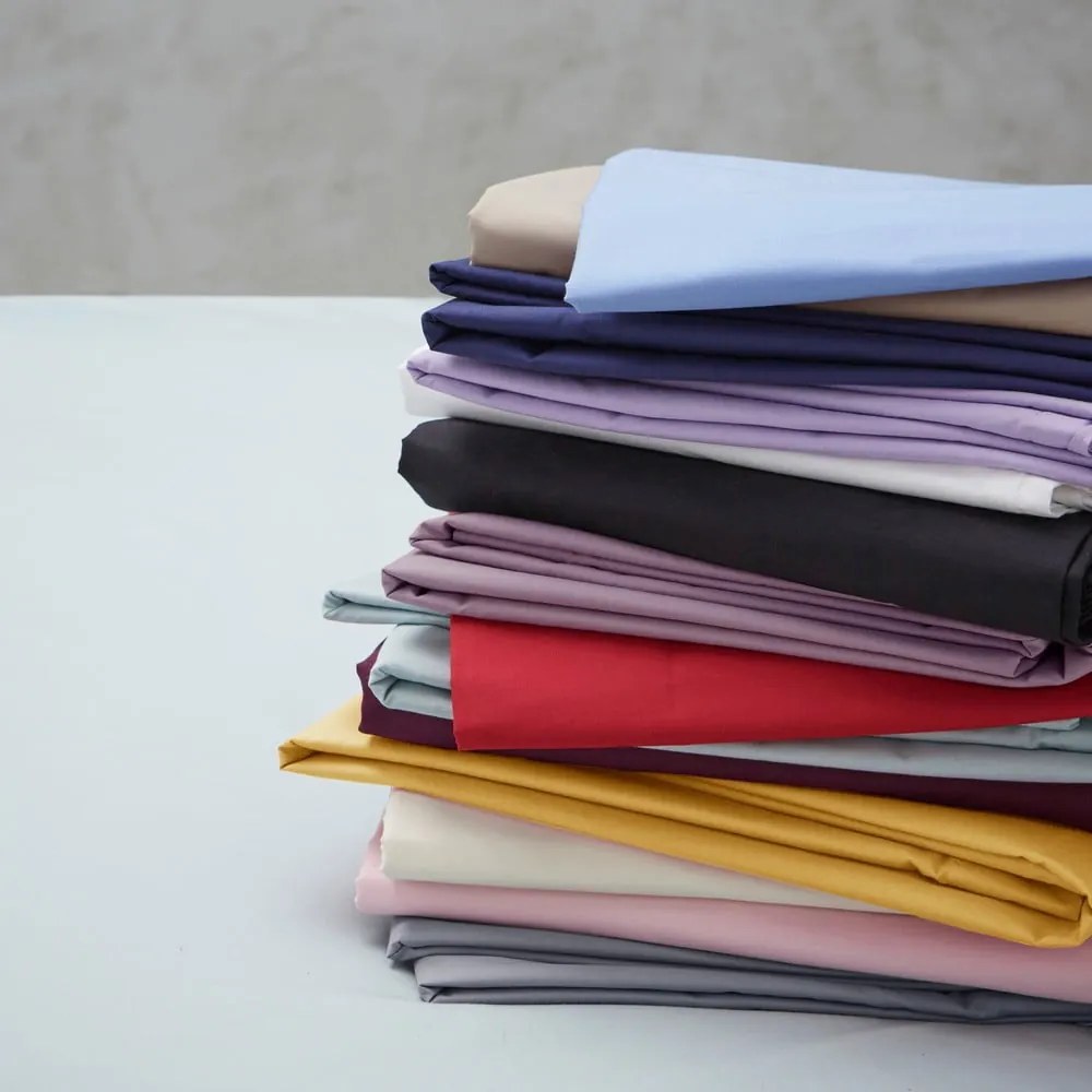 Žltá napínacia perkálová plachta 90x190 cm Easy Iron Percale – Catherine Lansfield