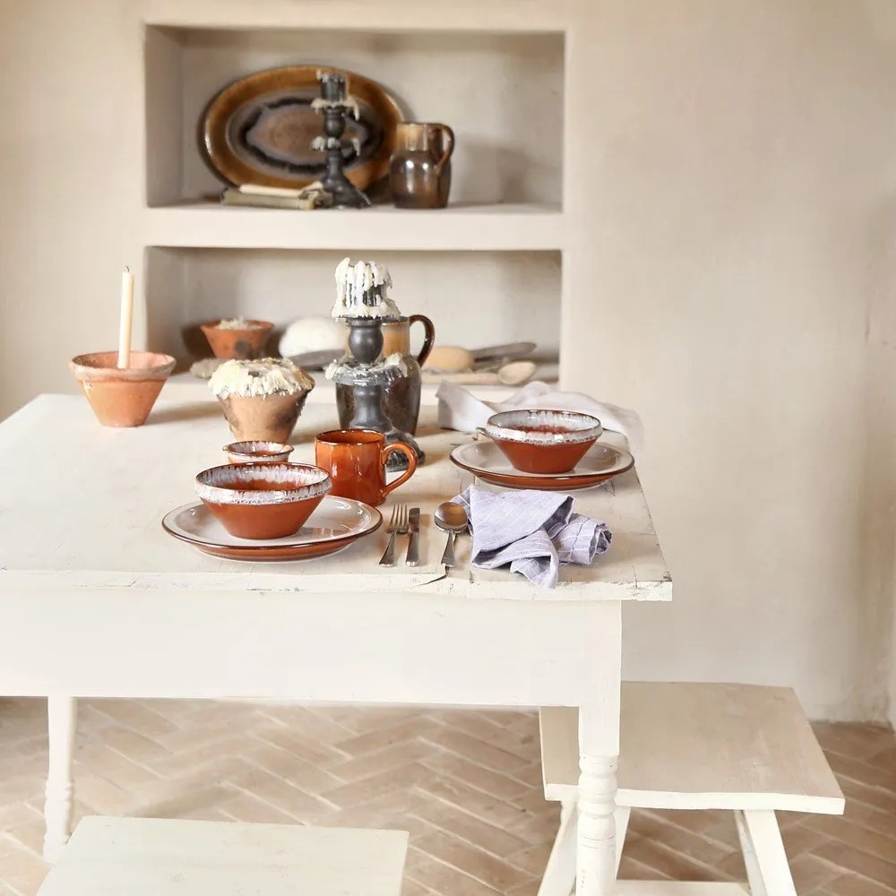 Misa z kameniny v tehlovo-béžovej farbe ø 17 cm Poterie – Casafina