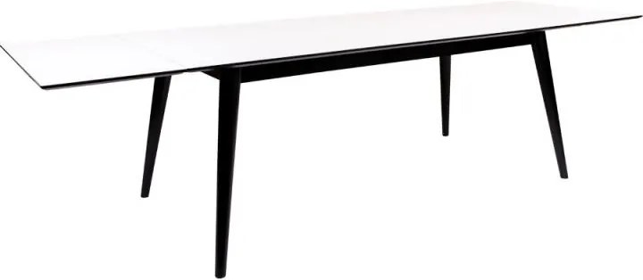 Rozťahovací stôl Ronald 285, čierny / biely - Skladom na SK - RP