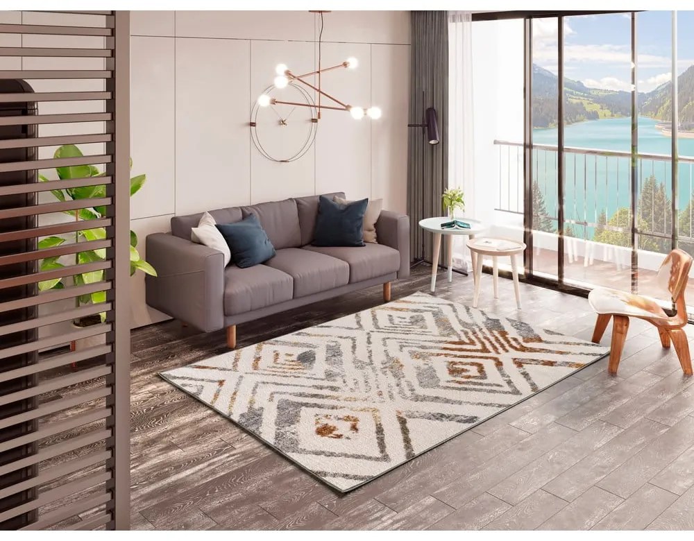 Krémovobiely koberec 80x150 cm Picasso – Universal