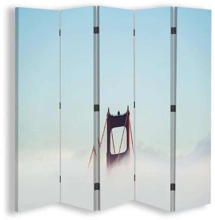 Gario Paraván Bridge in the Clouds Rozmery: 180 x 170 cm, Prevedenie: Otočný paraván 360°