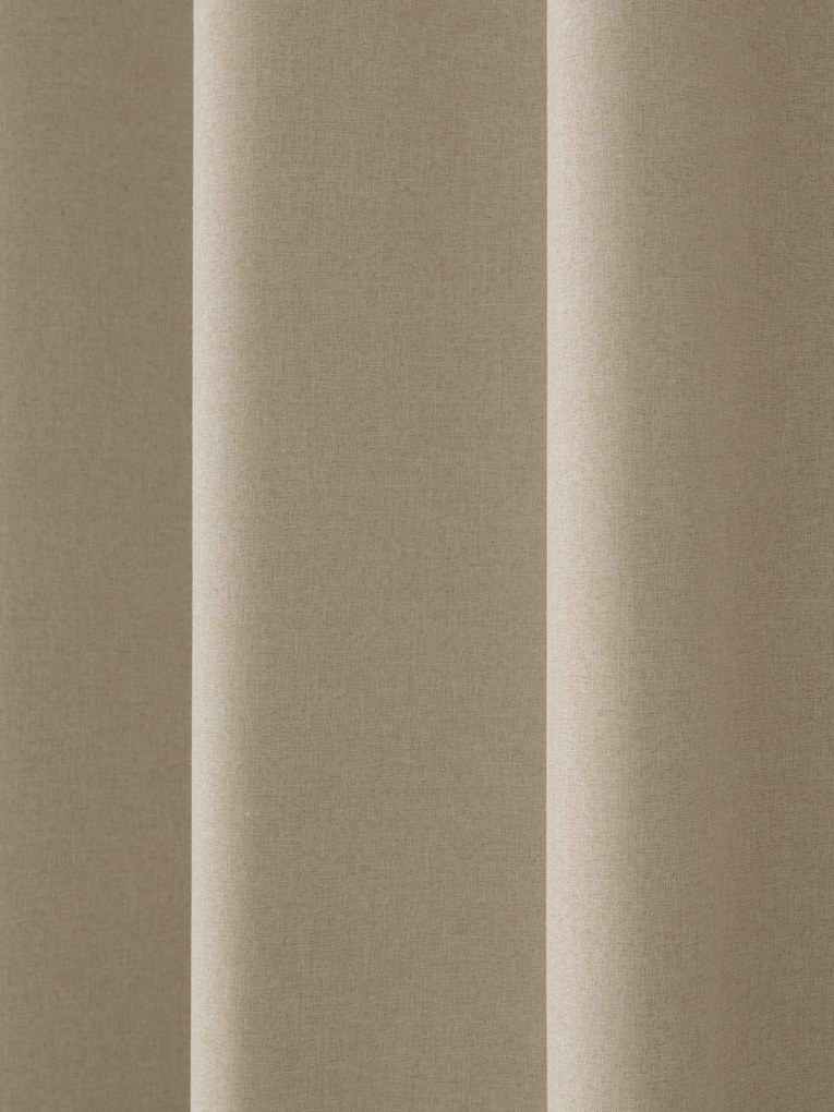 Blackout závesy Oliver prírodná – 140 × 180 cm (2 ks)