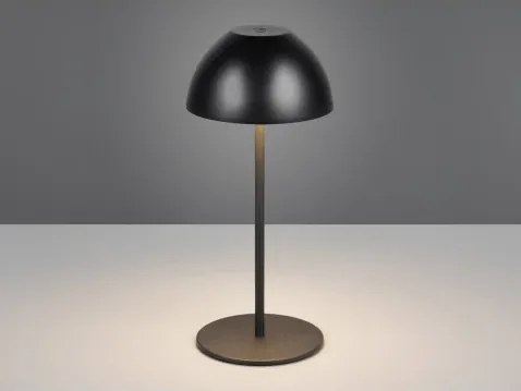 Nabíjacia LED stolná lampička Ortiz, čierna%