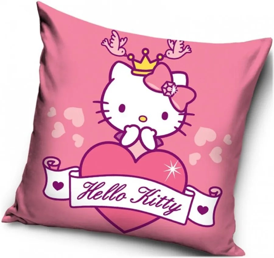 Vankúš Hello Kitty Princezná - 40 x 40 cm