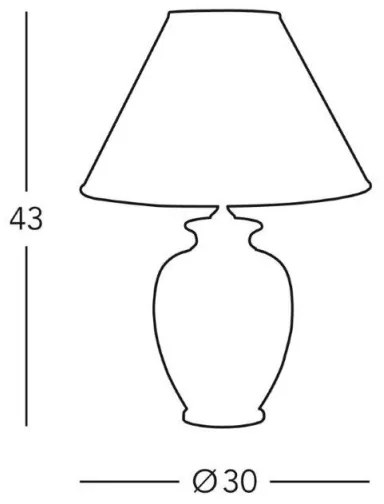 Kolarz 0014.73 - Stolná lampa GIARDINO 1xE27/100W/230V