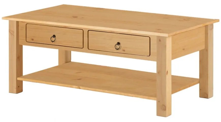 Prírodný konferenčný stolík z borovicového dreva Støraa Inda