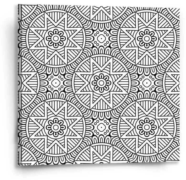 Sablio Obraz Hviezdy mehendi - 50x50 cm