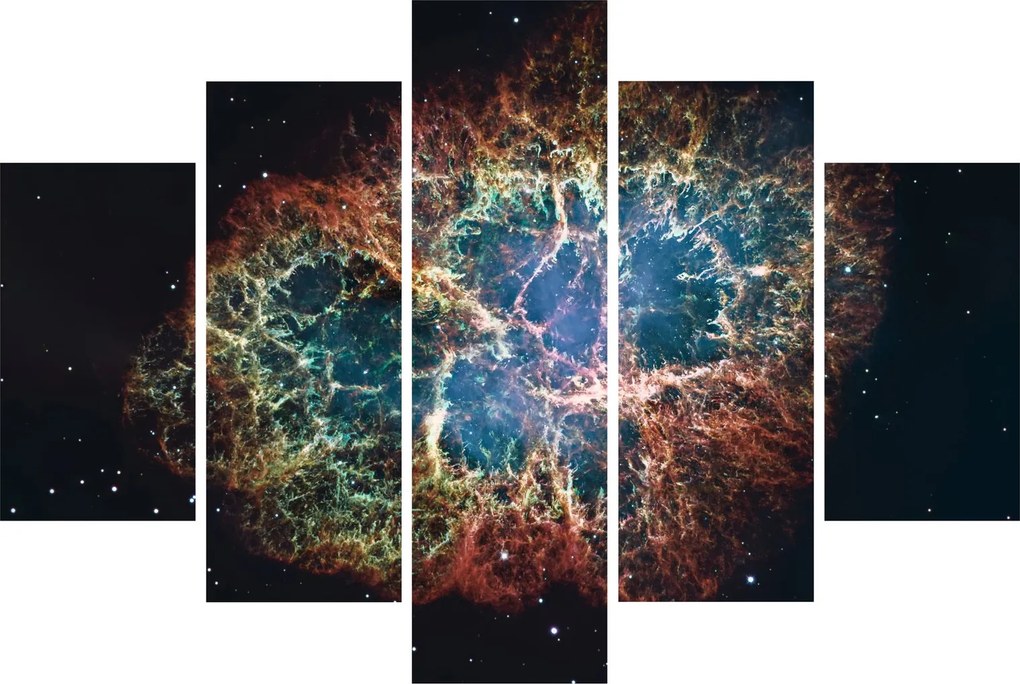 Obraz - Krabie hmlovina (150x105 cm)