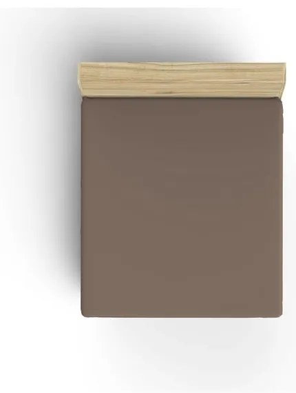 Hnedá napínacia bavlnená plachta 140x200 cm – Mijolnir