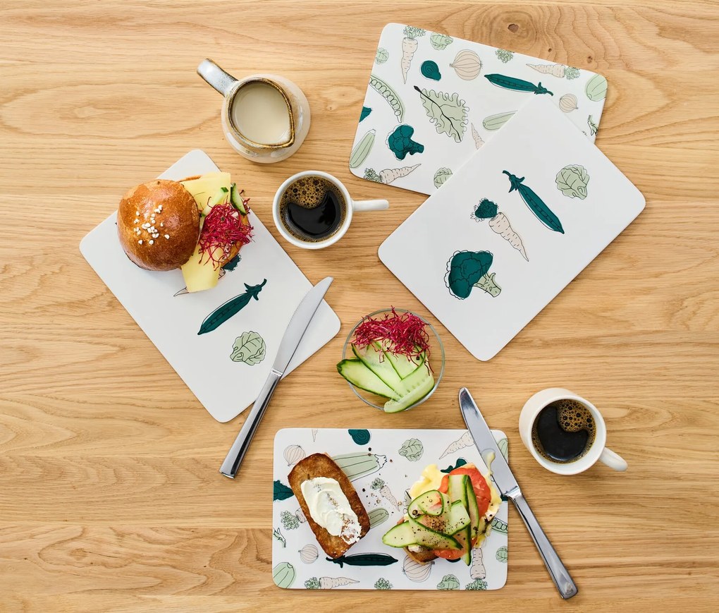 4 raňajkové dosky na krájanie