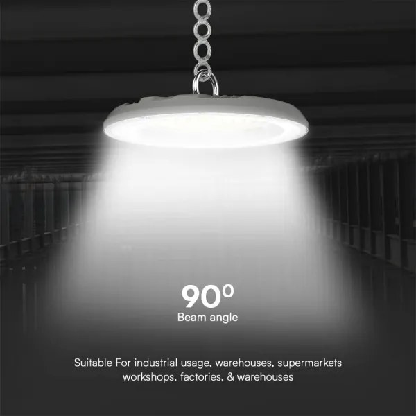 LED Priemyselné svietidlo High Bay LED/100W/230V 3000/4000/6500K IP65 ø 23,5 cm