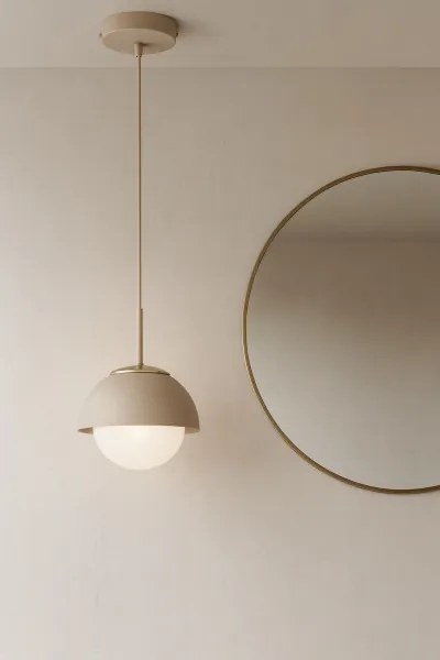 Brilagi - Luster na lanku COSMO 1xE27/60W/230V priem. 18 cm béžová/zlatá